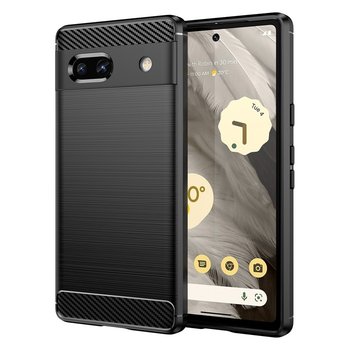 Carbon Case elastyczne etui pokrowiec Google Pixel 7A czarny - Bestphone
