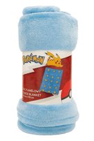 CARBOTEX Flanelowy koc kocyk dziecięcy POKEMON PIKACHU 130x160 cm s837 Inna marka