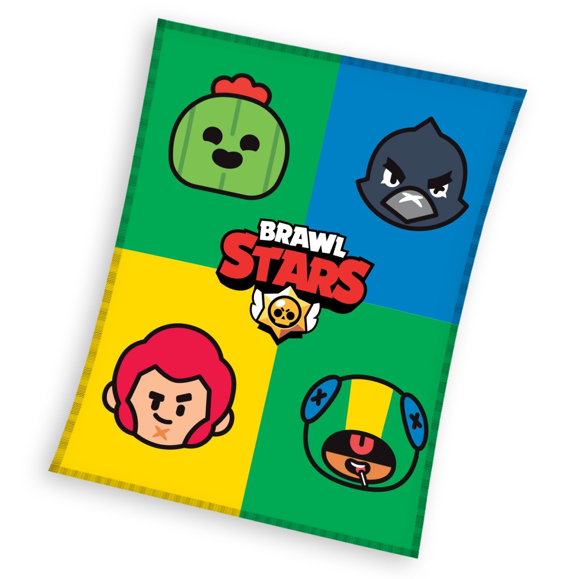 Zdjęcia - Kołdra Carbotex, Koc narzuta Kocyk z polaru 110x140 Brawl Stars