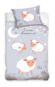 Carbotex, Komplet Pościeli niemowlęcej do łóżeczka 100x135, wzór owce  - Carbotex