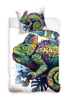 Carbotex, Pościel dziecięca, bawełniana, Kameleon, 160x200 cm - Carbotex