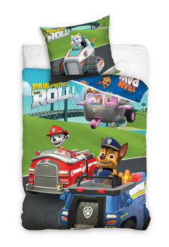 Carbotex, Psi Patrol, Pościel bawełniana, 160x200 cm - PAW PATROL