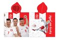 Carbotex, PZPN, Polska Piłka, Ręcznik kąpielowy/Poncho, Lewandowski, 60x120 cm - Carbotex