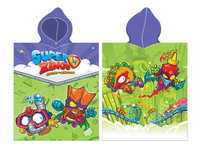 Carbotex, Super ZIngs, Ręcznik dzięcięcy z kapturkiem/Poncho, 50x115 cm Carbotex