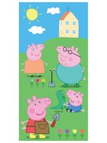 Carbotex, Świnka Peppa, Ręcznik dziecięcy, 70x140 cm