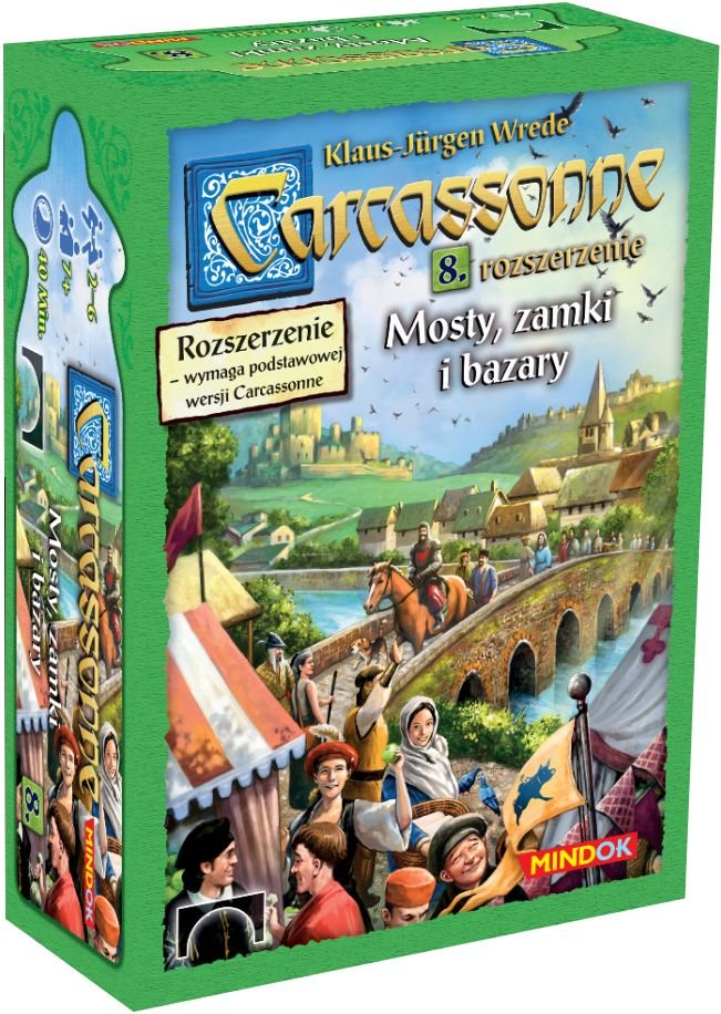 Carcassonne: Mosty, zamki i bazary, Edycja 2.0, Bard, gra planszowa