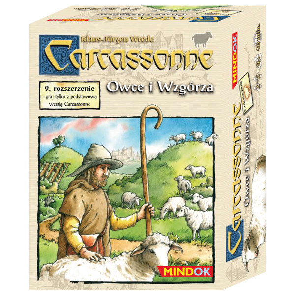 Carcassonne: Owce i wzgórza, gra planszowa, rozszerzenie, dodatek, Bard