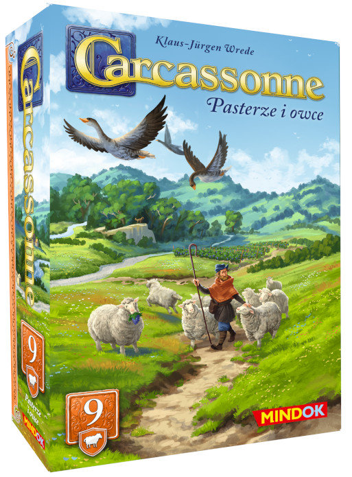 Carcassonne Pl 3 Ed. 9. Pasterze I Owce, gra planszowa