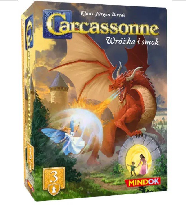 Carcassonne: Wróżka I Smok – rozszerzenie (tzrecia edycja polska), gra planszowa