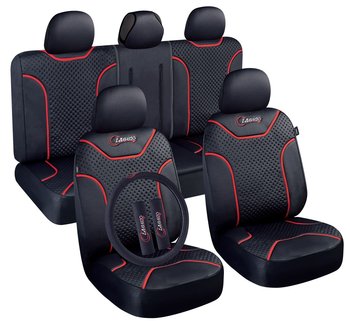 Carcommerce, Komplet Pokrowców Samochodowych, Classic, Czarny - carcommerce