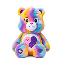 Care Bears Miś Niezłomny Przyjaciel z rodziny Troskliwych misiów – średniej wielkości, 35-centymetrowy, ekologiczny pluszak marki Basic Fun, uroczy i zrównoważony pluszak kolekcjonerski Basic Fun