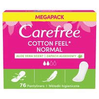 Carefree, Aloe, Wkładki higieniczne, 76 szt.
