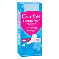 Carefree, Cotton, wkładki higieniczne, 20 szt.