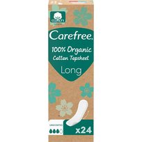 Carefree,Organic Cotton Long wkładki higieniczne 24szt
