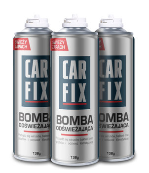 CARFIX - 3 PUSZKI BOMBY ODŚWIEŻAJĄCEJ DO AUTA USUWANIE WIRUSÓW, GRZYBÓW 136 g - Inny producent