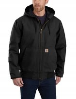 CARHARTT CZARNA KURTKA Z KAPTUREM DO BIODER Z ZAMKIEM XL JYB Carhartt