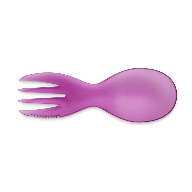 Фото - Дитячий посуд Carl Oscar - CUTElery™ - Multi cutlery Sztućce 3w1 Purple - Cow
