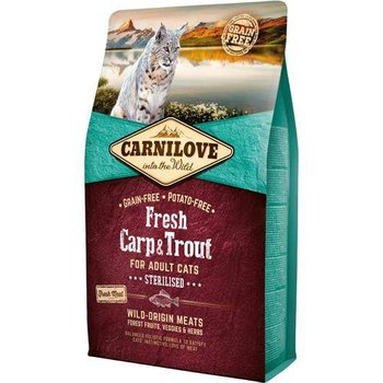 CARNILOVE CAT FRESH CARP & TROUT STERILISED FOR ADULT 6kg - Carnilove