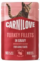 CARNILOVE Cat Pouch Gravy Turkey 85g