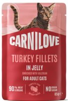 CARNILOVE Cat Pouch Jelly Turkey 85g