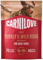 CARNILOVE Dog Pouch Turkey Wildboar 300g