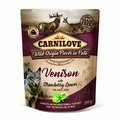 Carnilove Dziczyzna Z Liściami Truskawki Dla Psa Saszetka 300g - Carnilove