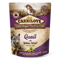 Carnilove Quail with Yellow Carrot 300g karma mokra dla psa