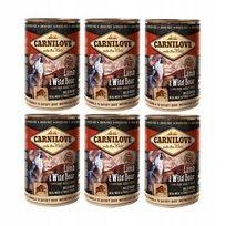 Carnilove Wild Meat Lamb & Wild Boar 6x400g Mokra karma dla psa