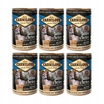 Carnilove Wild Meat Salmon&Turkey 6x400g Mokra karma dla psa