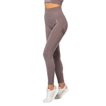 Carpatree Legginsy Bezszwowe Damskie/ Damskie Allure Melange (L / Brązowy) - Carpatree