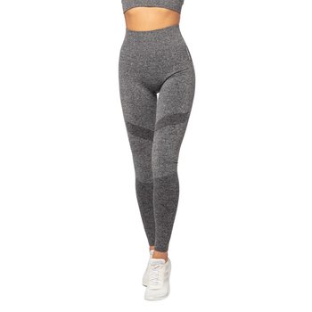 Carpatree Legginsy Bezszwowe Damskie / Damskie Vibe Melange (M / Szary) - Carpatree