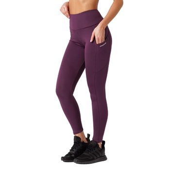 Carpatree Legginsy Damskie Libra Z Kieszenią (S (52-55 Cm) / Purpurowy) - Carpatree