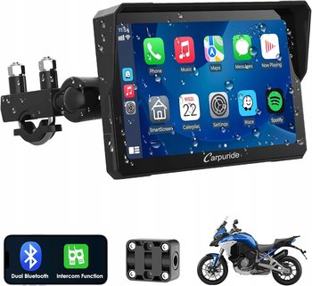 Carpuride W702 Pro motocyklowy ekran Carplay z funkcją interkomu motor 2024 - PPT10400