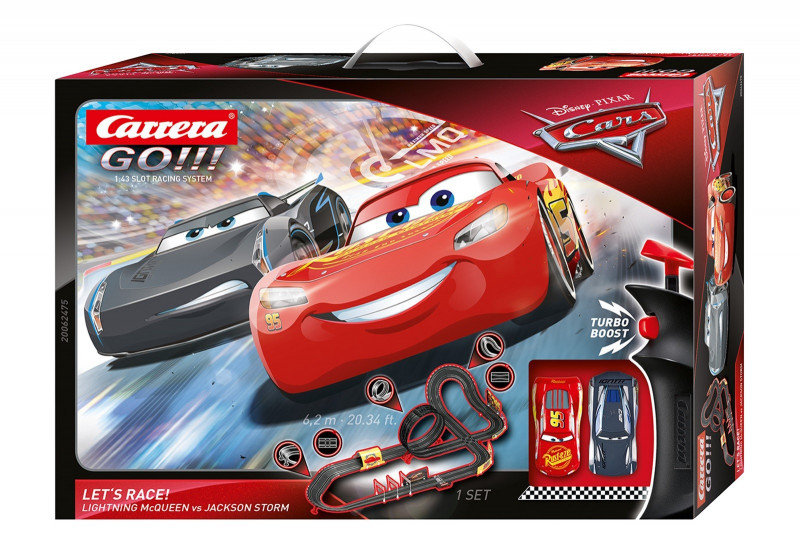 Zdjęcia - Tor samochodowy / kolejowy Carrera , tor wyścigowy GO Disney Pixar Auta Lets Race 