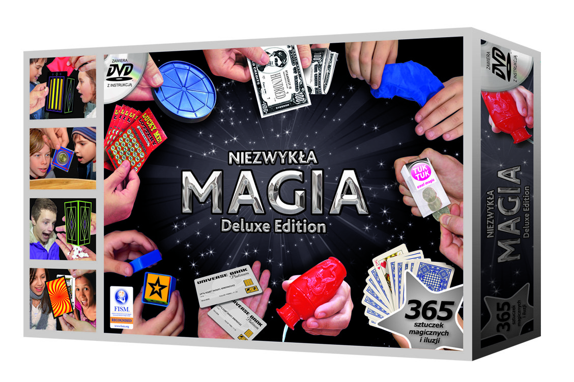 Cartamundi, zestaw do sztuczek magicznych Niezwykła Magia Deluxe