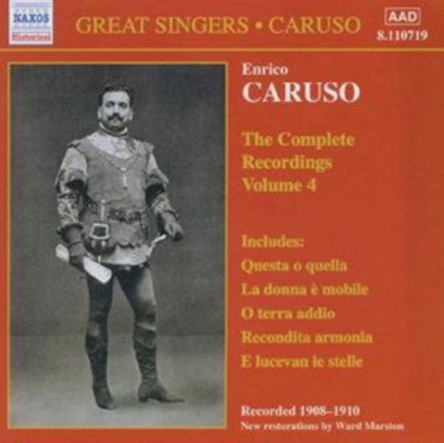 Caruso The Complete Recordings. Volume 4 Caruso Enrico Muzyka