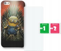 Case Etui Do Iphone 5 /5S /Se - Minionki+Szkło C071