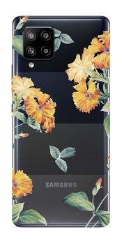 CaseGadget ETUI NADRUK POLNE KWIATY SAMSUNG GALAXY A42 - CaseGadget