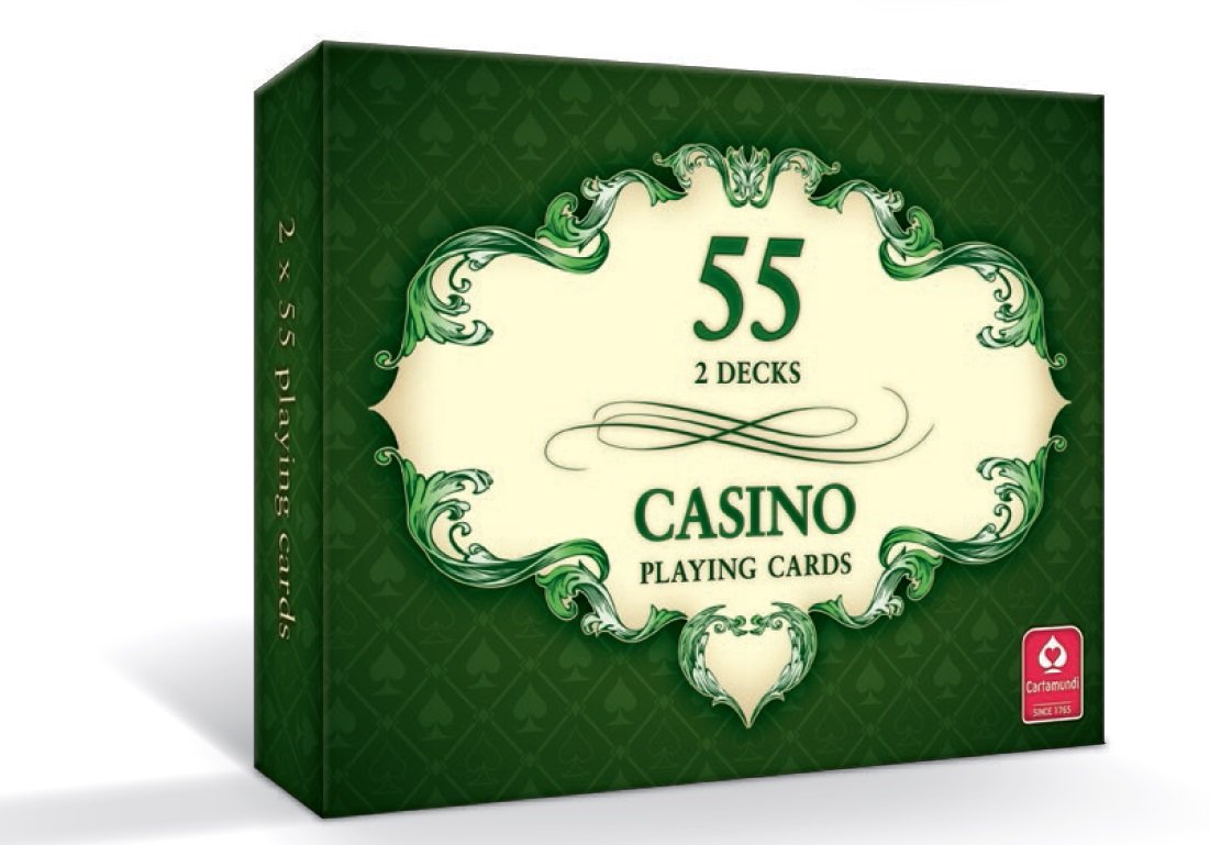 Casino, karty do gry, 2 talie