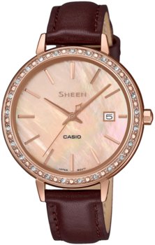 Casio Sheen, Zegarek damski, Classic SHE-4052PGL-4AUEF - Sheen