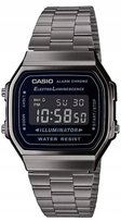 Casio, Zegarek damski, A168WEGG-1BEF, srebrny Casio