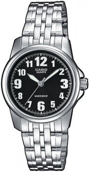Casio, Zegarek damski, LTP-1260D-1B, srebrny - Casio