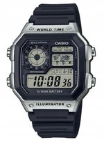 CASIO Zegarek męski AE-1200WH-1CVEF 100m Sportowy Casio