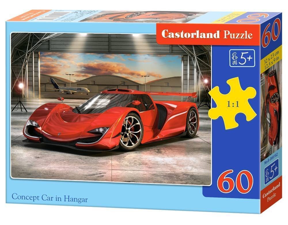 Фото - Пазли й мозаїки Castorland Castor, puzzle Auto w hangarze 