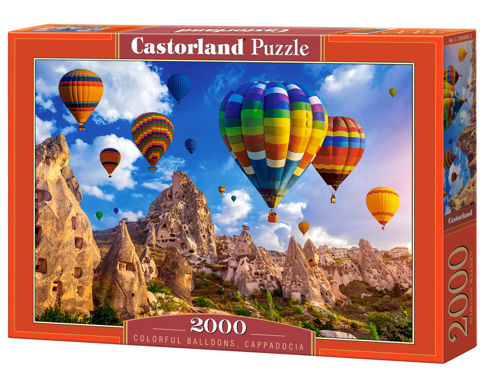 Фото - Пазли й мозаїки Castorland CASTOR, Puzzle Colorful Balloons Cappadocia, 2000 el. 