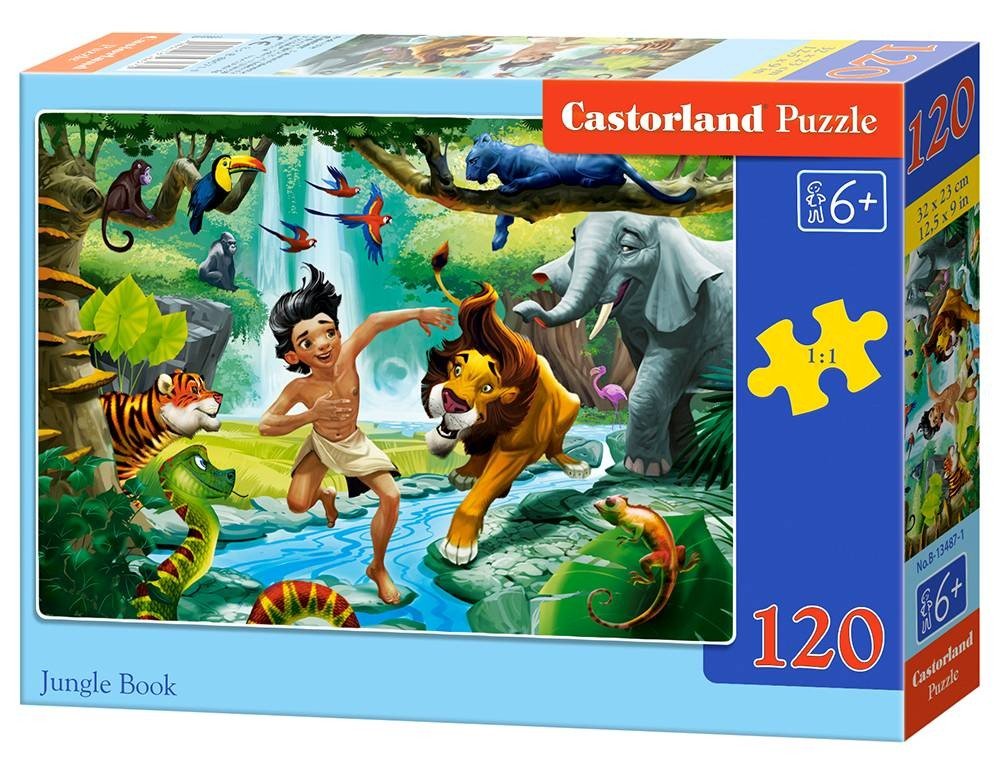 Castor, puzzle Księga Dżungli