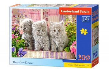 Castor, puzzle Trzy szare kotki - Castorland
