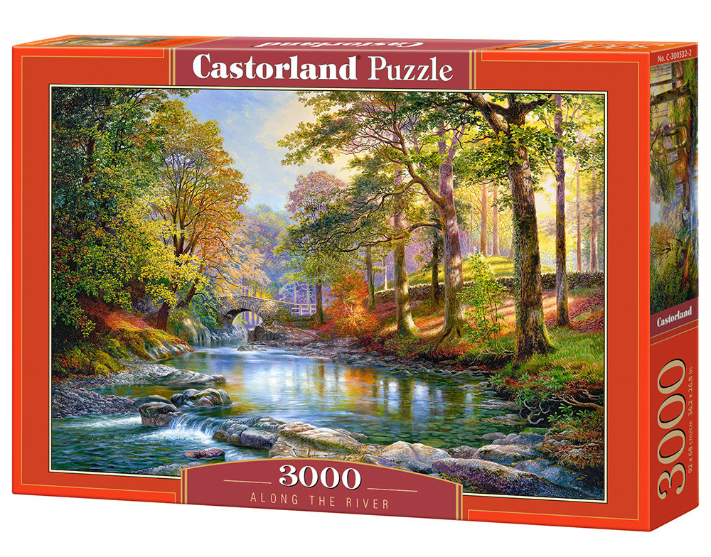 Castorland, puzzle, Along the River, 3000 el.