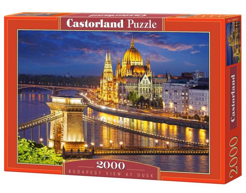 Castorland, puzzle, Budapest view at dusk, 2000 el.