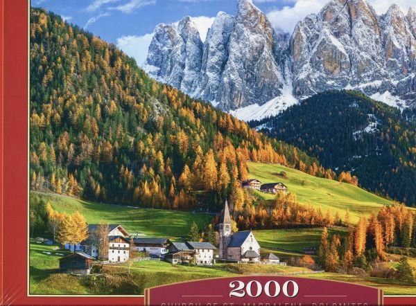 Castorland, puzzle, Church of St. Magdalena Dolomites, 2000 el.